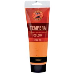 temperová farba 250 ml 1280 kadmium oranžové KOH-I-NOOR