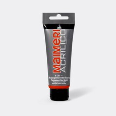 akrylová farba 200 ml MAIMERI ACRILICO permanent red light