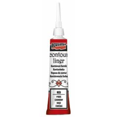 kontúrovacia farba PENTART 20 ml červená