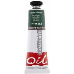 Daler Rowney Graduate olejová farba 38 ml, hookers green Daler Rowney Graduate olejová farba 38 ml, hookers green