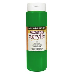 akrylová farba Graduate 500 ml emerald green