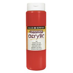akrylová farba Graduate 500 ml vermilion