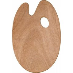 paleta drevená 20x30 cm oval
