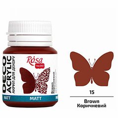 akrylová farba 20 ml ROSA Talent 15 brown akrylová farba 20 ml ROSA Talent 15 brown