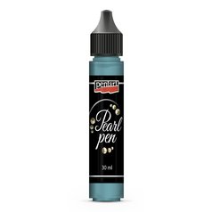 perlové pero Pentart 30 ml tyrkys