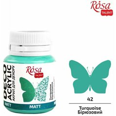 akrylová farba 20 ml ROSA Talent 42 turquoise akrylová farba 20 ml ROSA Talent 42 turquoise