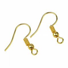 afroháčik 5x17mm 10ks zlatá