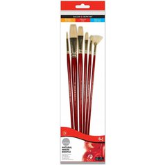 štetce set Daler-Rowney Simply 940 6ks no.601