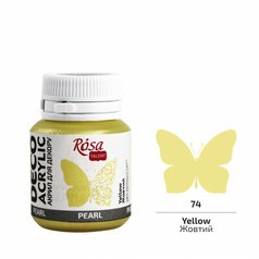 akrylová farba 20 ml ROSA Talent pearl 74 yellow akrylová farba 20 ml ROSA Talent pearl 74 yellow