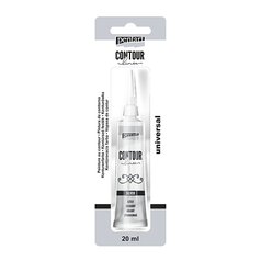 kontúrovacia farba PENTART 20 ml metallic strieborná