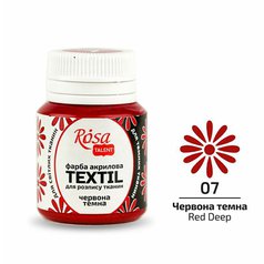 farba na textil 20 ml ROSA Talent 07 red deep farba na textil 20 ml ROSA Talent 07 red deep
