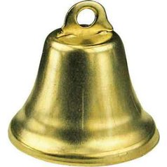 zvonček 17mm, 6 ks, zlatý