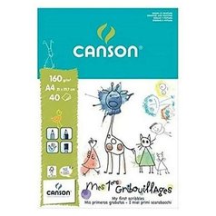 blok CANSON A4 160g 40 listov