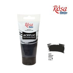 akrylová farba 75 ml ROSA Studio 403 black