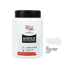 akrylová farba 400 ml ROSA Studio 401 titanium white