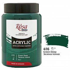 akrylová farba 400 ml ROSA Studio 416 green deep