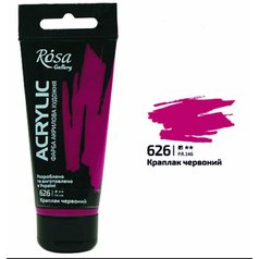 akrylová farba 60 ml ROSA Gallery 626 red lake akrylová farba 60 ml ROSA Gallery 626 red lake