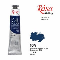 olejová farba 45 ml ROSA Gallery 104 blue phthalo olejová farba 45 ml ROSA Gallery 104 blue phthalo