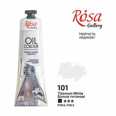 olejová farba 100 ml ROSA Gallery 101 titanium white