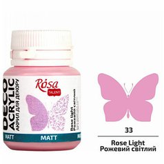 akrylová farba 20 ml ROSA Talent 33 light pink akrylová farba 20 ml ROSA Talent 33 light pink