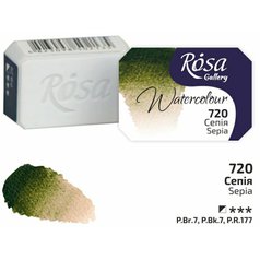 akvarel farba 2,5 ml ROSA Gallery 720 sepia akvarel farba 2,5 ml ROSA Gallery 720 sepia