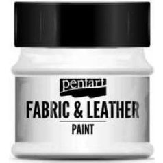 farba na textil a kožu Pentart 50 ml biela