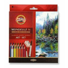 pastelky akvarel KOH-I-NOOR MONDELUZ 36ks štetec