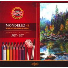 pastelky akvarel KOH-I-NOOR MONDELUZ 48ks štetec