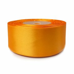 stuha saténová 38 mm/32 m oranžová