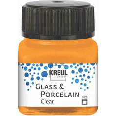 farba na sklo a porcelán 20 ml Kreul Clear 92 orange farba na sklo a porcelán 20 ml Kreul Clear 92 orange