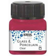 farba na sklo a porcelán 20 ml Kreul Clear 93 wine red farba na sklo a porcelán 20 ml Kreul Clear 93 wine red