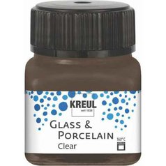 farba na sklo a porcelán 20 ml Kreul Clear 98 espresso brown farba na sklo a porcelán 20 ml Kreul Clear 98 espresso brown