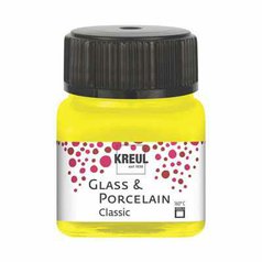 farba na sklo a porcelán 20 ml Kreul Classic 01 canary yellow farba na sklo a porcelán 20 ml Kreul Classic 01 canary yellow