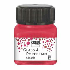 farba na sklo a porcelán 20 ml Kreul Classic 06 Carmine Red farba na sklo a porcelán 20 ml Kreul Classic 06 Carmine Red