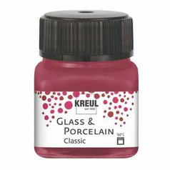 farba na sklo a porcelán 20 ml Kreul Classic 07 Granat Red farba na sklo a porcelán 20 ml Kreul Classic 07 Granat Red