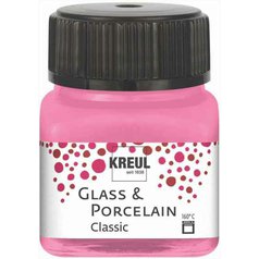 farba na sklo a porcelán 20 ml Kreul Clear 10 pink farba na sklo a porcelán 20 ml Kreul Clear 10 pink