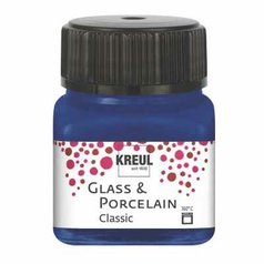 farba na sklo a porcelán 20 ml Kreul Classic 13 Royal Blue farba na sklo a porcelán 20 ml Kreul Classic 13 Royal Blue