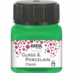 farba na sklo a porcelán 20 ml Kreul Classic 23 green farba na sklo a porcelán 20 ml Kreul Classic 23 green