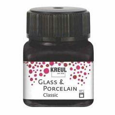 farba na sklo a porcelán 20 ml Kreul Classic 34 Black farba na sklo a porcelán 20 ml Kreul Classic 34 Black