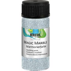 mramorovacia farba KREUL 20 ml glitter silver