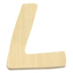 drevené písmeno 6 cm L