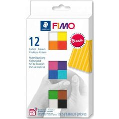 modelovacia hmota FIMO sada 12x25 g basic