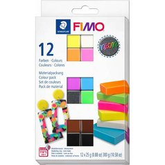 modelovacia hmota FIMO sada 12x25 g neon