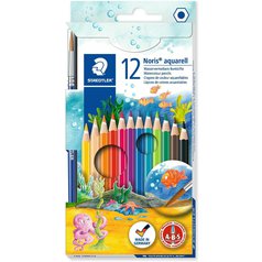 pastelky akvarelové STAEDLER 12 farieb a štetec