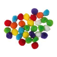 pom poms 15mm mix 40ks