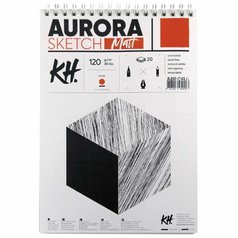 blok skicovací špirála AURORA Matt A5 120G 20L