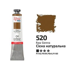 olejová farba 60 ml ROSA Studio 520 Raw Sienna