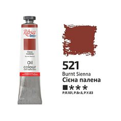 olejová farba 60 ml ROSA Studio 521 Burnt Sienna