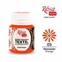 farba na textil 20 ml ROSA Talent 05 orange farba na textil 20 ml ROSA Talent 05 orange