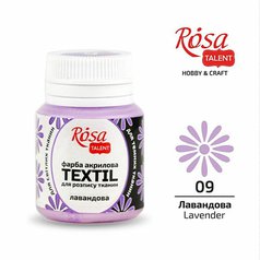 farba na textil 20 ml ROSA Talent 09 lavender farba na textil 20 ml ROSA Talent 09 lavender